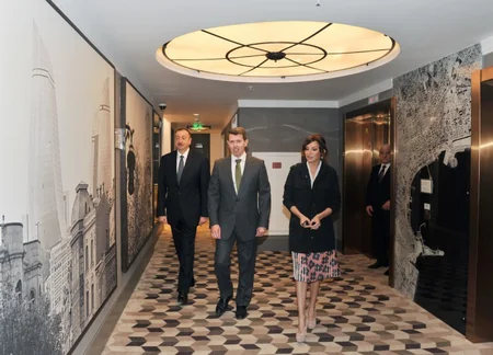 ​Prezident İlham Əliyev “İnturist” hotelinin açılışında iştirak edib