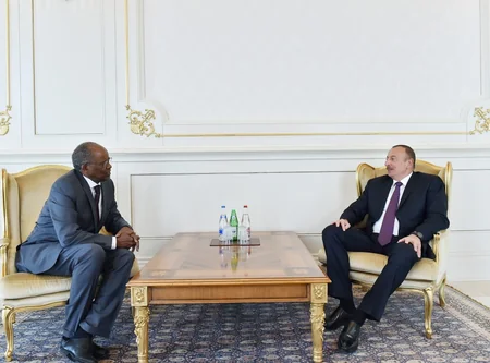 President Ilham Aliyev received credentials of two incoming ambassadors