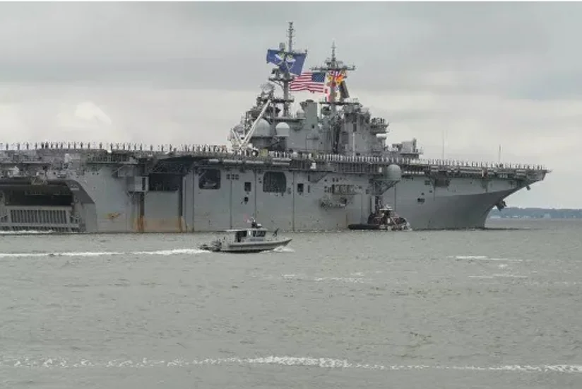 США направят на Ближний Восток десантный корабль и батальон пехотинцев