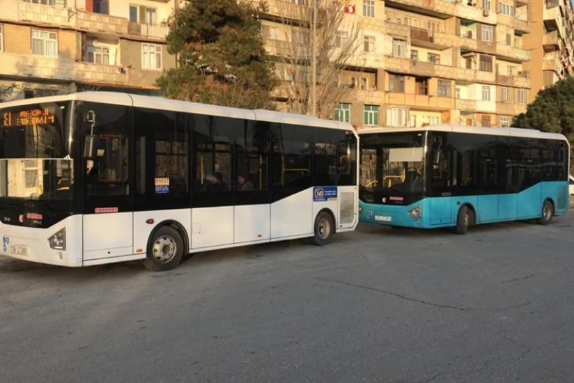Bakıda iki müntəzəm marşrut xətti üzrə avtobusların hərəkət sxemində dəyişiklik edilib