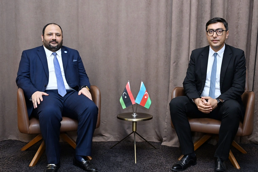 Fərid Qayıbov liviyalı nazir və səfirlə görüşüb
