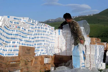 ​Türkiyədə terrorçu PKK-ya məxsus 5 milyon qutu siqaret müsadirə edilib