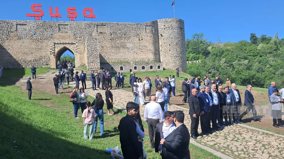 Türkiyə və Gürcüstan din xadimləri Şuşa şəhəri ilə tanış olub, tarixi məkanları ziyarət edib - YENİLƏNİB - VİDEO