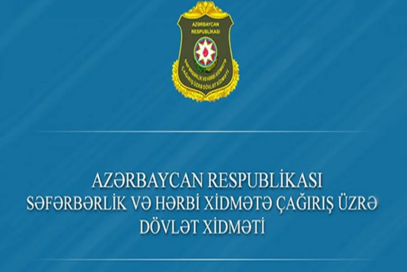Səfərbərlik və Hərbi Xidmətə Çağırış üzrə Dövlət Xidmətinin şöbə rəisi saxlanılıb