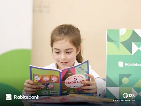 Rabitəbankdan Ümumdünya Kitab Günündə Ağdam kənd məktəbinə dəstək