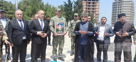 Sumqayıtda Birinci Qarabağ müharibəsinin şəhidi Elməddin Abbasov dəfn edilib - YENİLƏNİB