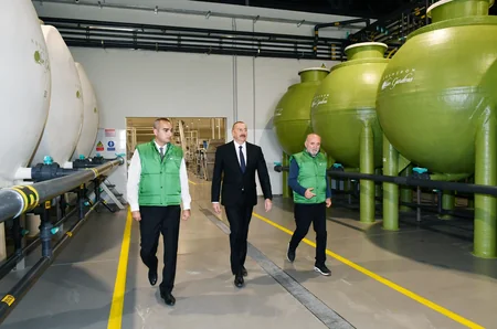 Prezident Zirədə zeytun emalı zavodunun açılışında iştirak edib - YENİLƏNİB