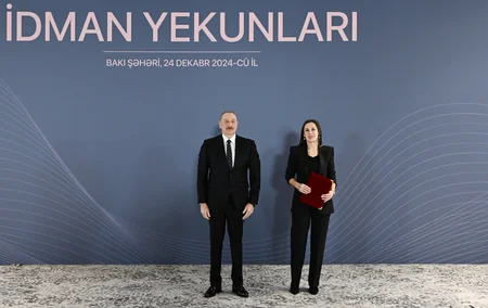 Prezident İlham Əliyev 2024-cü ilin idman yekunlarına həsr olunan mərasimdə iştirak edib - YENİLƏNİB