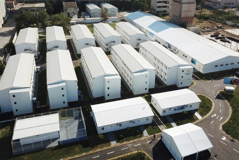 Ilham Aliyev, first lady inaugurate modular hospital for coronavirus patients