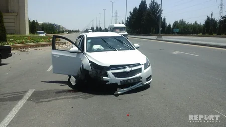 Gəncədə yol qəzası nəticəsində bir ailənin 6 üzvü xəsarət alıb - FOTO