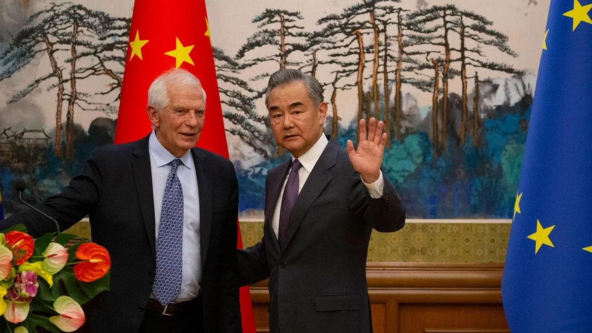 Chinese FM expresses hope for ‘green lights at every crossing’ for China-EU ties