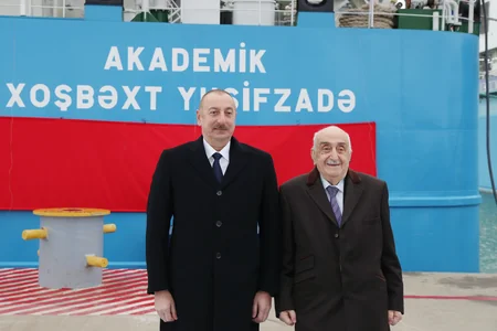 “Academician Khoshbakht Yusifzade” tanker commissioned. President Ilham Aliyev attends ceremony - UPDATED