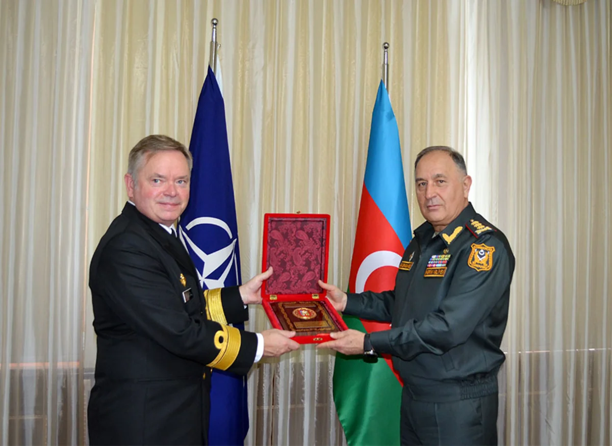 Azerbaijani Chief of General Staff informs NATO Rear Admiral about works done in liberated territories 