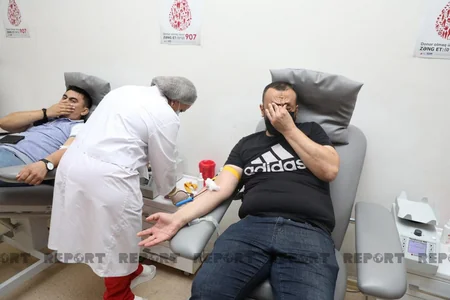 Aşura ilə əlaqədar qanvermə aksiyası keçirilir