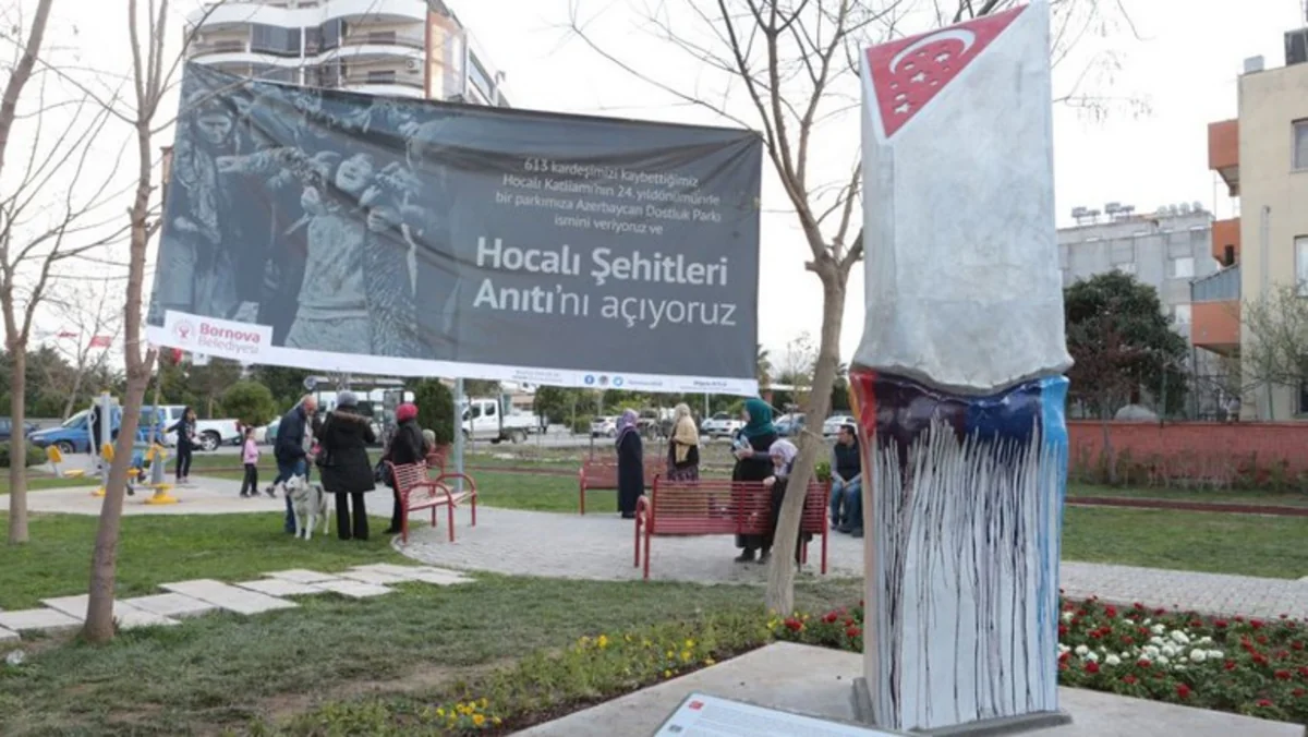 İzmirdə Türkiyə-Azərbaycan dostluq parkı açılıb