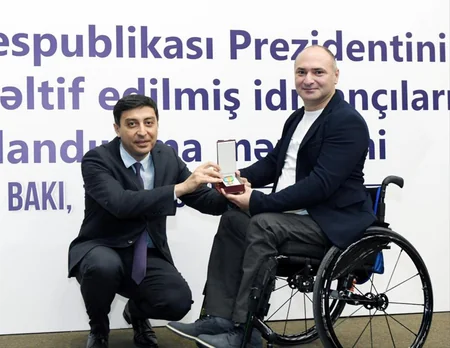 Azərbaycanın tanınmış idmançıları mükafatlandırılıb