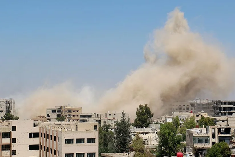 Bəşər Əsəd qüvvələrinin bombardmanı nəticəsində 14 dinc sakin ölüb