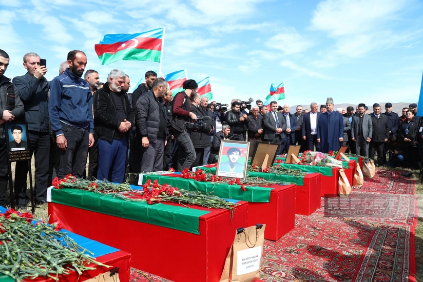 Remains of genocide victims buried in Khojaly