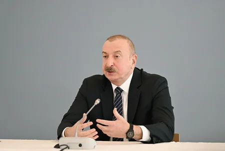Bakıda Prezident İlham Əliyevin iştirakı ilə Yeni dünya nizamına doğru mövzusunda beynəlxalq forum keçirilib - YENİLƏNİB-3
