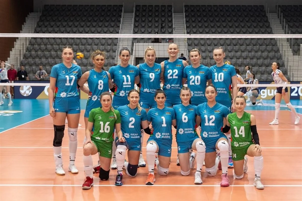 Azərbaycanın qadınlardan ibarət voleybol millisi Qızıl Avropa Liqasında məğlub olub
