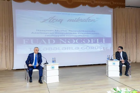 Fuad Nəcəfli NDU-da həyata keçiriləcək layihələrdən danışıb
