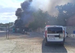 Sumqayıtda müəssisə ərazisində baş verən yanğın söndürülüb - YENİLƏNİB 