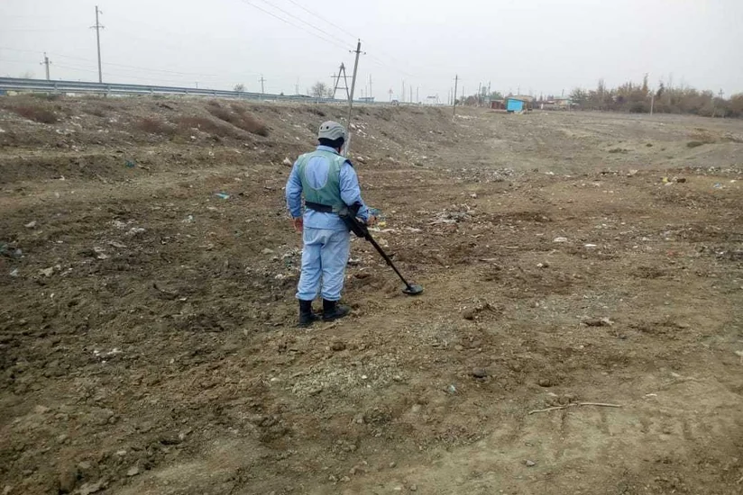 Ağcabədidə əl qumbarası tapılıb