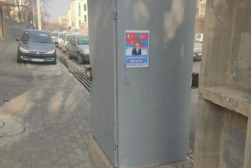 Güney Azərbaycandan Seyid Həsən Amuliyə cavab: İlham Əliyev və Ərdoğanın şəkilləri divarlara vurulub