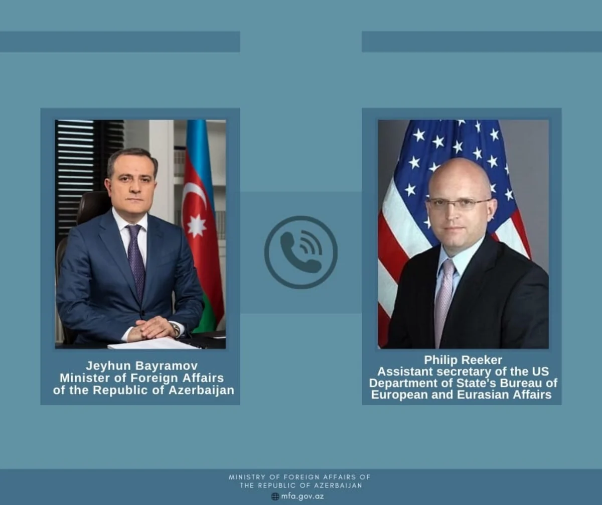 Azerbaijani FM mulls situation in South Caucasus with US Assistant Secretary of State