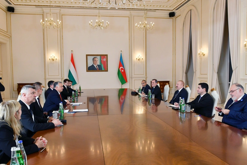 Prezident İlham Əliyev Macarıstanın Baş naziri ilə görüşüb - YENİLƏNİB-2