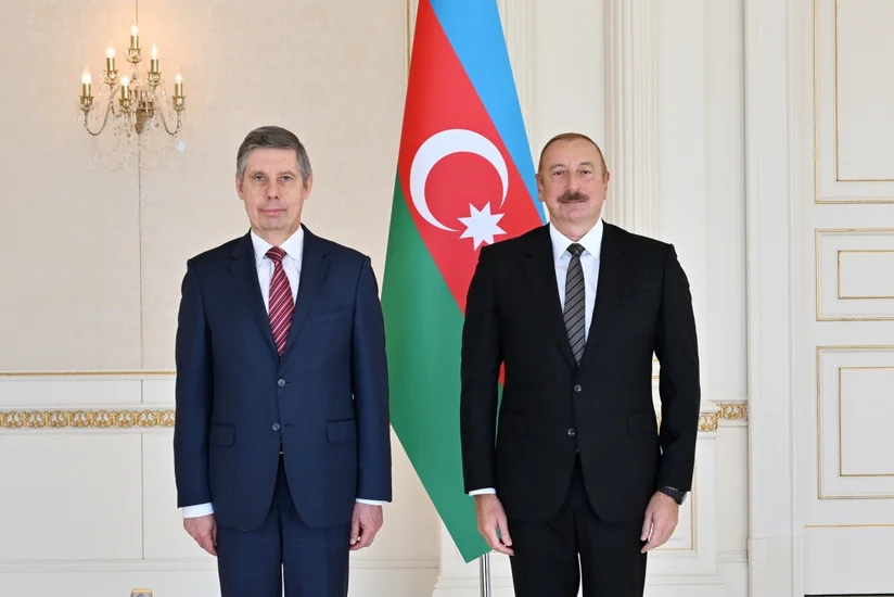 Президент Ильхам Алиев принял верительные грамоты новоназначенного посла России в Азербайджане