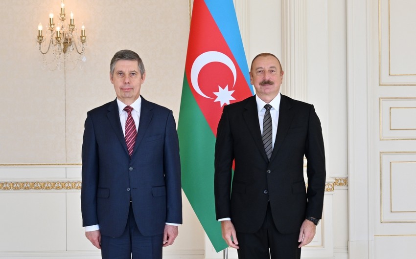 Prezident İlham Əliyev Rusiyanın yeni səfirinin etimadnaməsini qəbul edib - YENİLƏNİB
