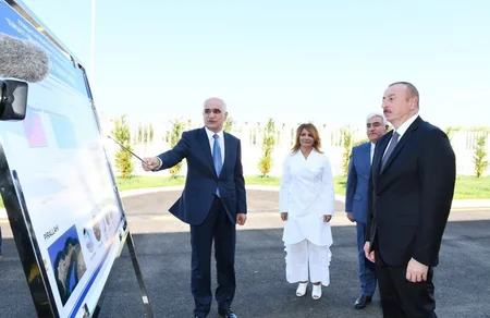 Prezident İlham Əliyev Pirallahı Sənaye Parkında şpris istehsalı zavodunun açılışında iştirak edib - ƏLAVƏ OLUNUB