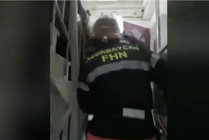 МЧС распространило кадры пожара в Баку