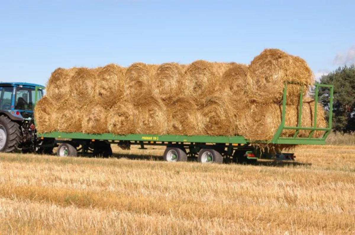 ​Ağsuda traktor qoşqusu və ona yüklənmiş ot tayası yanıb