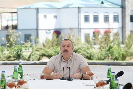 Prezident və birinci xanım Zəngilanda “Ağıllı kənd”in açılışını ediblər
