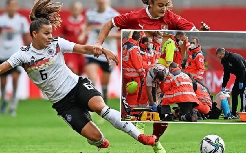 Futbol hakimi oyun vaxtı huşunu itirib
