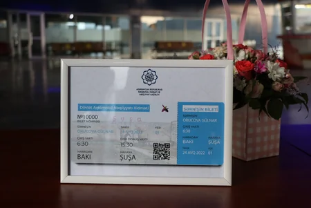 Şuşaya 10 000-ci sərnişin səfər edib