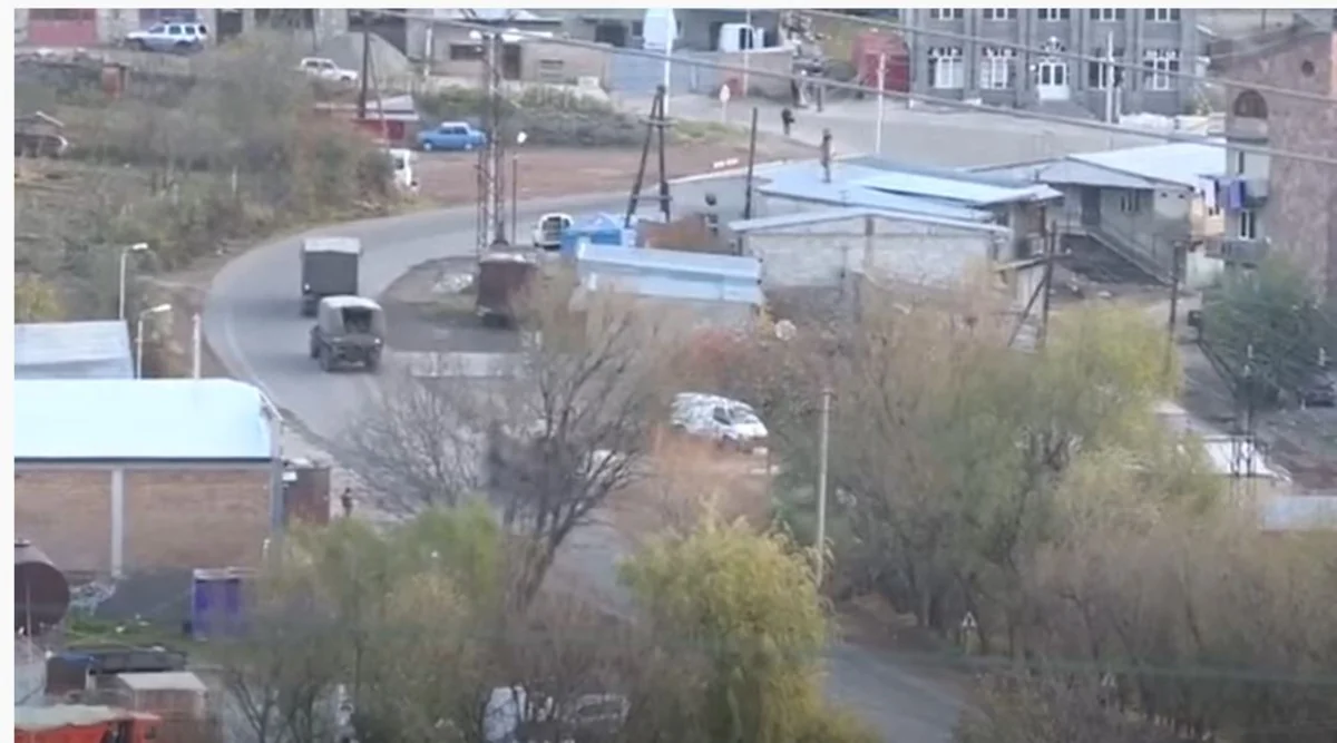 Russian peacekeepers leave Goris for Nagorno-Karabakh