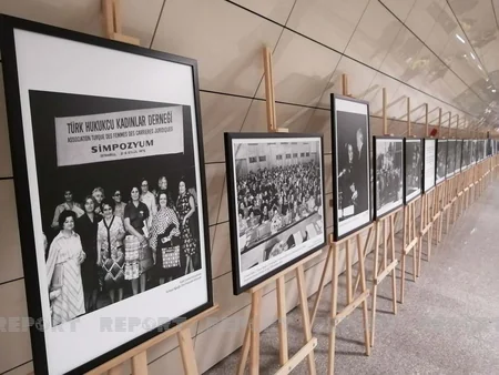 Photo exhibition of Turkey's first female lawyer of Azerbaijani origin opens
