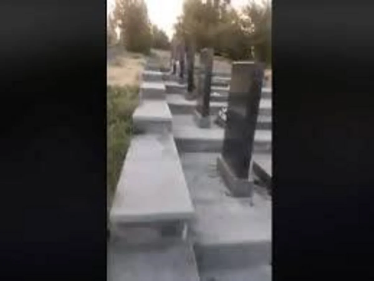 Aprel döyüşlərində məhv edilən erməni hərbçilərin qəbirləri dağıdılıb