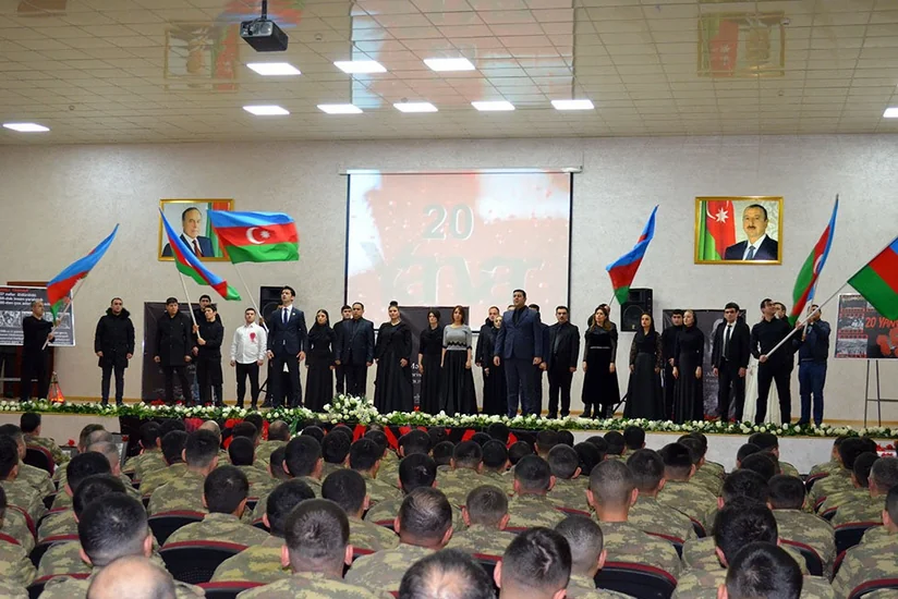 20 Yanvar faciəsinin ildönümü ilə bağlı anım tədbiri keçirilib - VİDEO