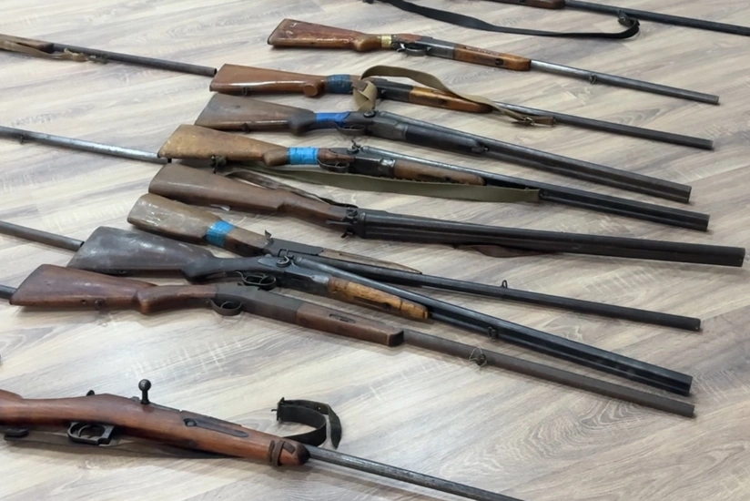 Gəncədə 31 tüfəng polisə təhvil verilib