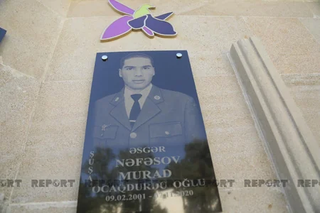 Abşeronda şəhid tankçıların xatirəsi əbədiləşdirilib