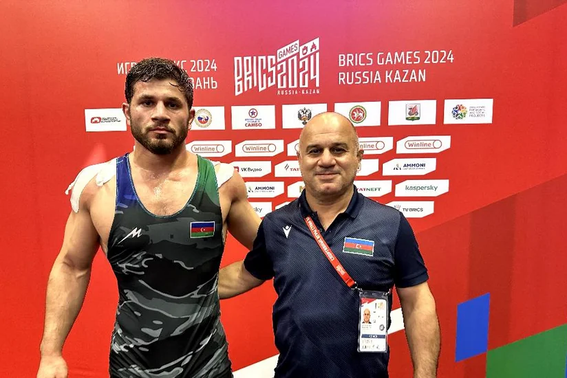 Azərbaycanın üç güləşçisi BRICS Sports Games Kazan 2024də bürünc medal qazanıb