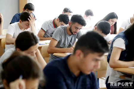 Bakıda imtahan həyəcanı - FOTOREPORTAJ - VİDEO