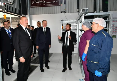 Президенты Азербайджана и Турции приняли участие в открытии первого этапа “Агропарк Dost” в Зангилане