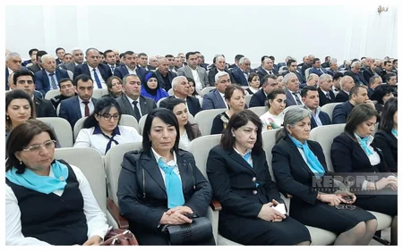 Bərdədə “Heydər Əliyev və hüquqi dövlət quruculuğu” adlı konfrans keçirilib - YENİLƏNİB