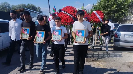 Ağdaşda Birinci Qarabağ müharibəsinin şəhidi Yasin Əbdürəhmanov dəfn edilib - YENİLƏNİB