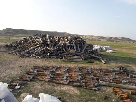 Xızı Yaşıllaşdırma İdarəsinin ərazisindən partlamamış hərbi sursatlar tapılıb